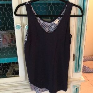 Navy blue tunic